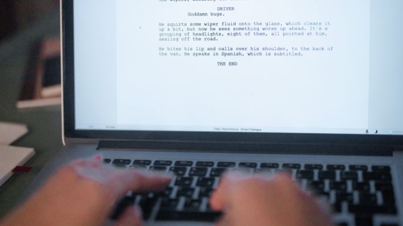 screenwriting format errors